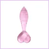 EUTIM pink üveg anal plug szívvel-12cm szexbazar.hu 1