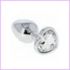 Fém anál plug csillogó Diamond szívvel-kicsi. Áttetsző kővel szexbazar.hu 1