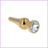 Gold anal plug kővel. szexbazar.hu 1