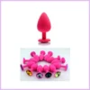 Pink szilikon anál plug csillogó véggel-nagy méret. szexbazar.hu 1