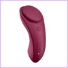 Satisfyer Sexy Secret - okos, akkus, vízálló csiklóvibrátor,bordó. szexbazar.hu 1