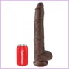 King Cock With Balls 35.5cm-barna. szexbazar.hu 1