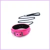 Neon Pink Electra nyakörv pórázzal. szexbazar.hu 1