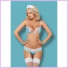 Obsessive 834,szexi nővérke jelmez szett. Méret:L/XL szexbazar.hu 1