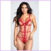 Zion csipkés body. Piros, Méret:M/L szexbazar.hu 1