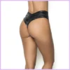 High Waist Ruched Back Panty Wetlook Méret:S/M szexbazar.hu 1