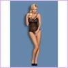 Obsessive, 818 szexi fekete body. Méret:L/XL szexbazar.hu 1