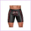 Ormeto zip shorts Black-Red Méret:M szexbazar.hu 1