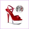 Pleaser CAPTIVA CAP609,piros platform szandál. 36-os szexbazar.hu 1