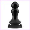 Rimly - Vibrating Glass Butt Plug with Suction Cup,akkus szexbazar.hu 1