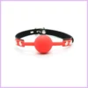 Silicone Ball Gag Lakat nélkül-Piros szexbazar.hu 1